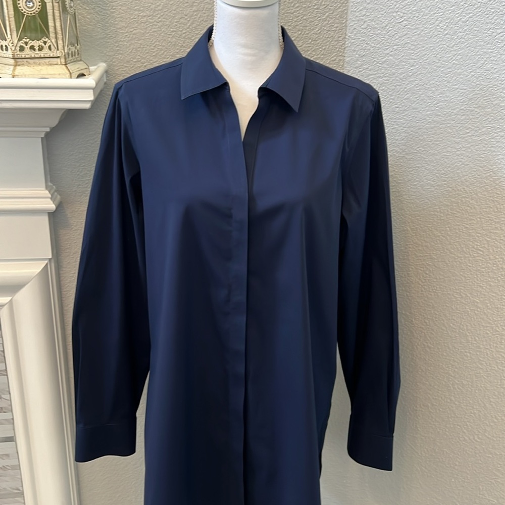 Foxcroft Essential Stretch Non-Iron Shirt - Picture 14 of 14